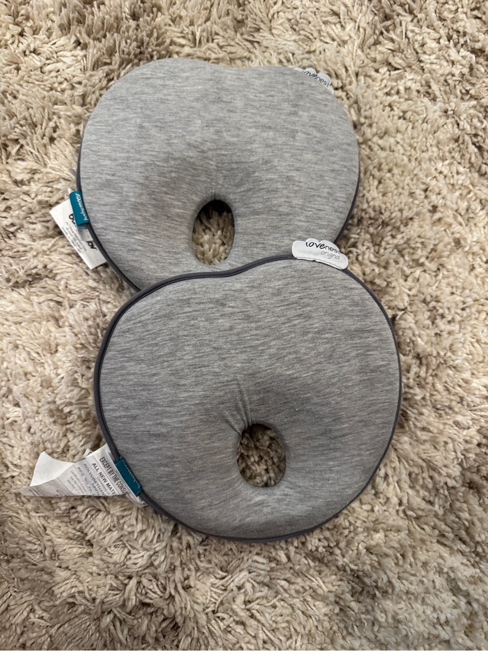 Gray Ergonomic Head Support Pillow - Home Accents Accent Pillow